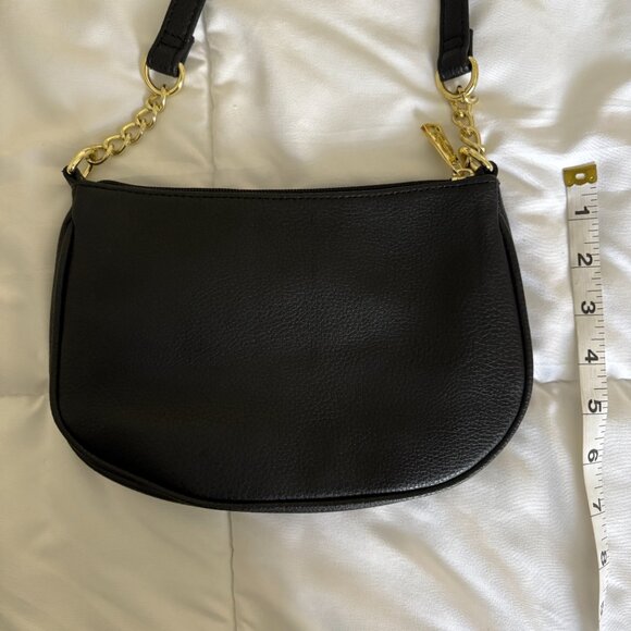 Juicy Couture Los Angeles California Little Black Bag Gold Hardware Shoulder Bag - Picture 8 of 9